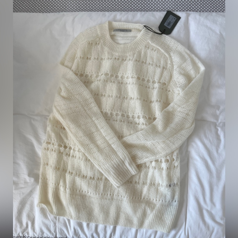 All saints sweater NWT size medium open work